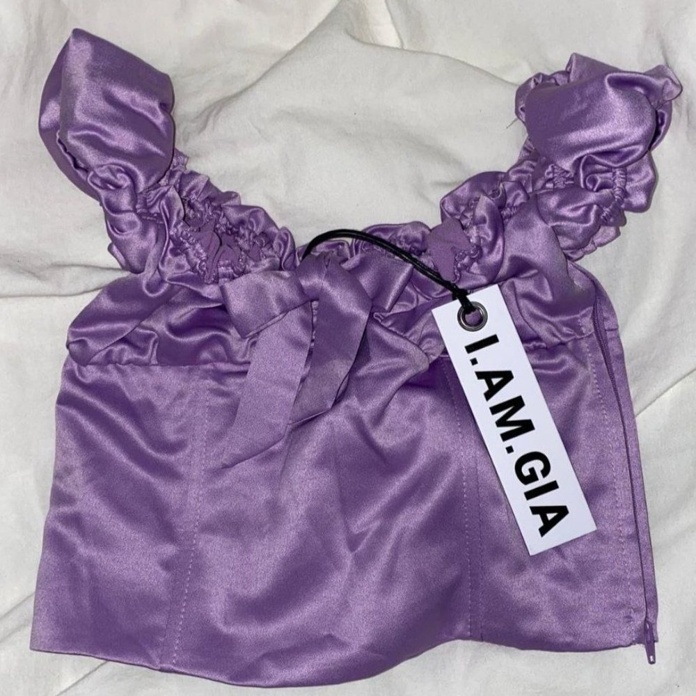 Purple I.AM.GIA Naomi top